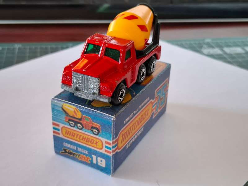 Vintage Matchbox Lesney Superfast #19 Cement Truck