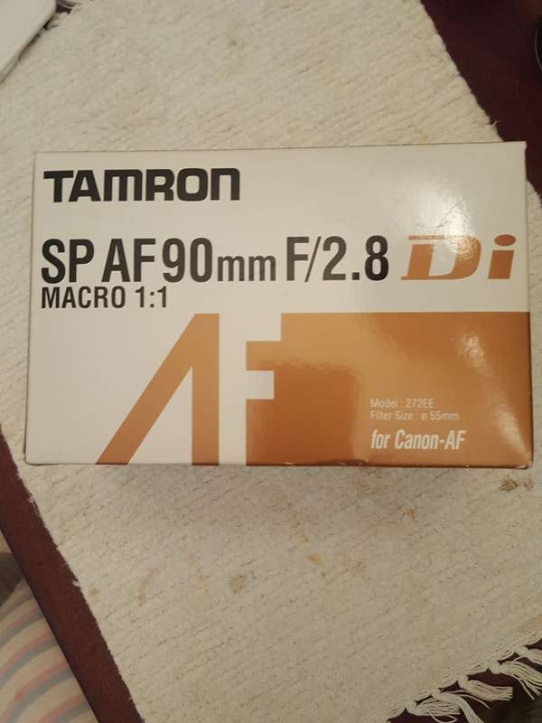 Tamron SP AF90mm F/2.8 Di MACRO 1:1 lens for CANON
