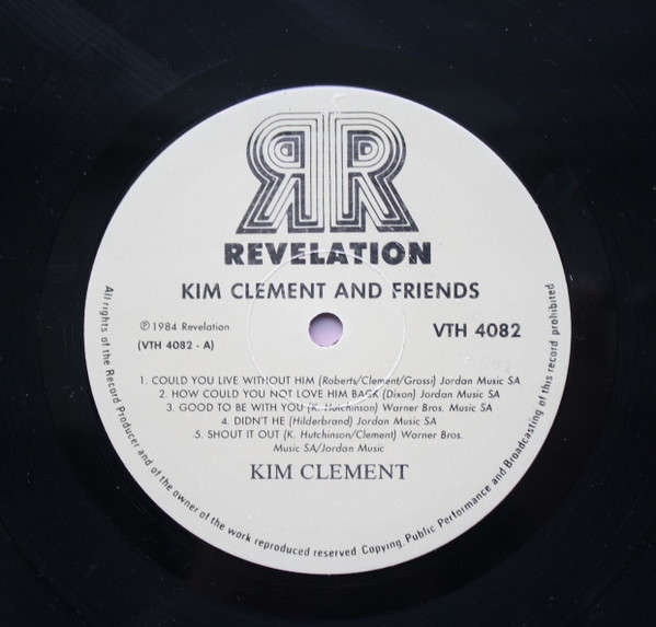 Kim Clement  Kim Clement And Friends - VTH 4082 - LP NEAR MINT CONDITION