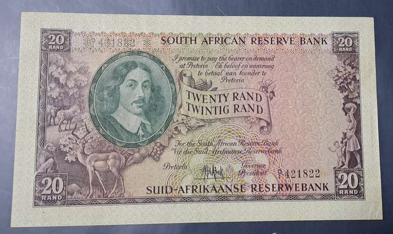 1962 Twenty Rand Rissik D/1 412822 Stunning Condition