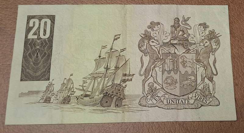 1981 Replacement Z/9 159770 Twenty Twintig Rand GPC de Kock Scarce Z/9 replacement