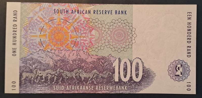 1994 One Hundred rand Stals AA2092315D