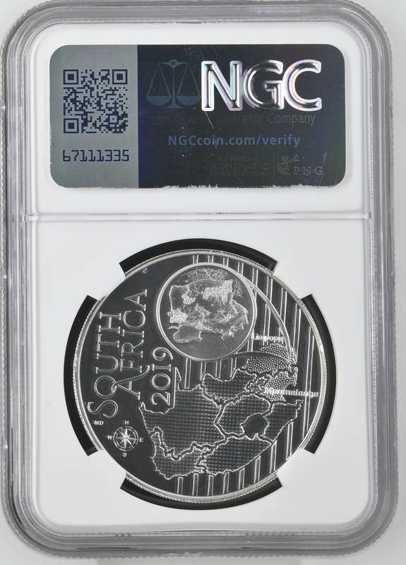 2019 Silver Proof S10R Tockus Leucomelas Colorized NGC PF69 Cameo (Yellow-Billed Hornbill) TOP POP
