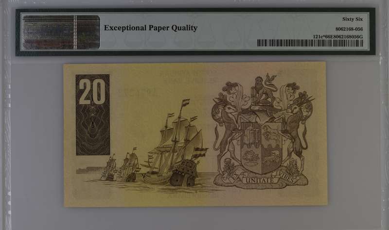 Graded PMG 66 Replacement Note Gem UNC EPQ  1984 Twenty Twintig Rand GPC de Kock Pick# 121c*