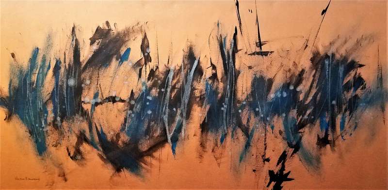 Hilton Edwards Abstract Art Painting