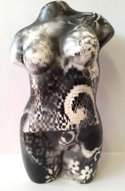 Hilton Edwards Abstract Art - ceramic female torso