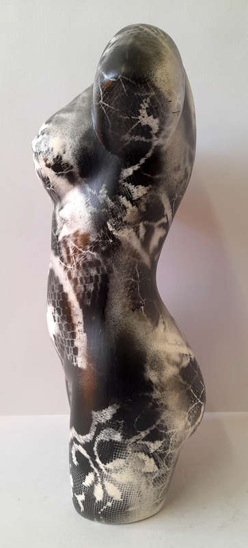 Hilton Edwards Abstract Art - ceramic female torso