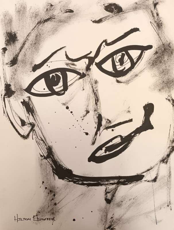 Hilton Edwards Abstract Art Painting - Portrait Series