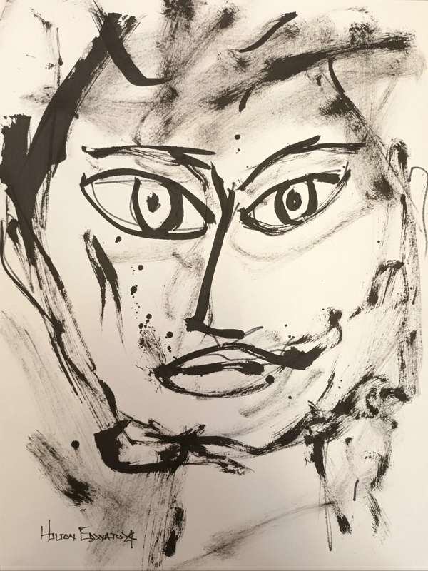 Hilton Edwards Abstract Art Painting - Portrait Series