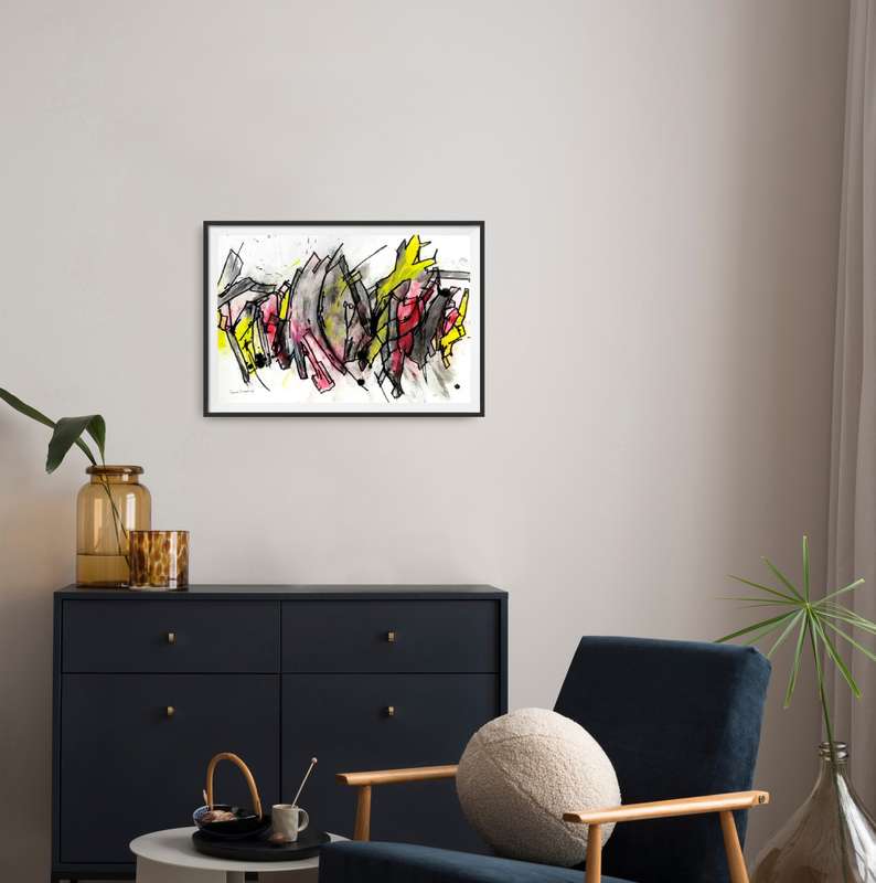 Hilton Edwards Abstract Art Painting