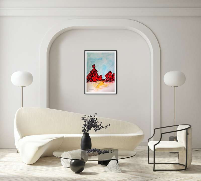 Hilton Edwards Abstract Art Painting