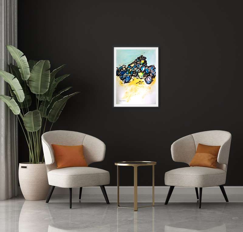 Hilton Edwards Abstract Art Painting
