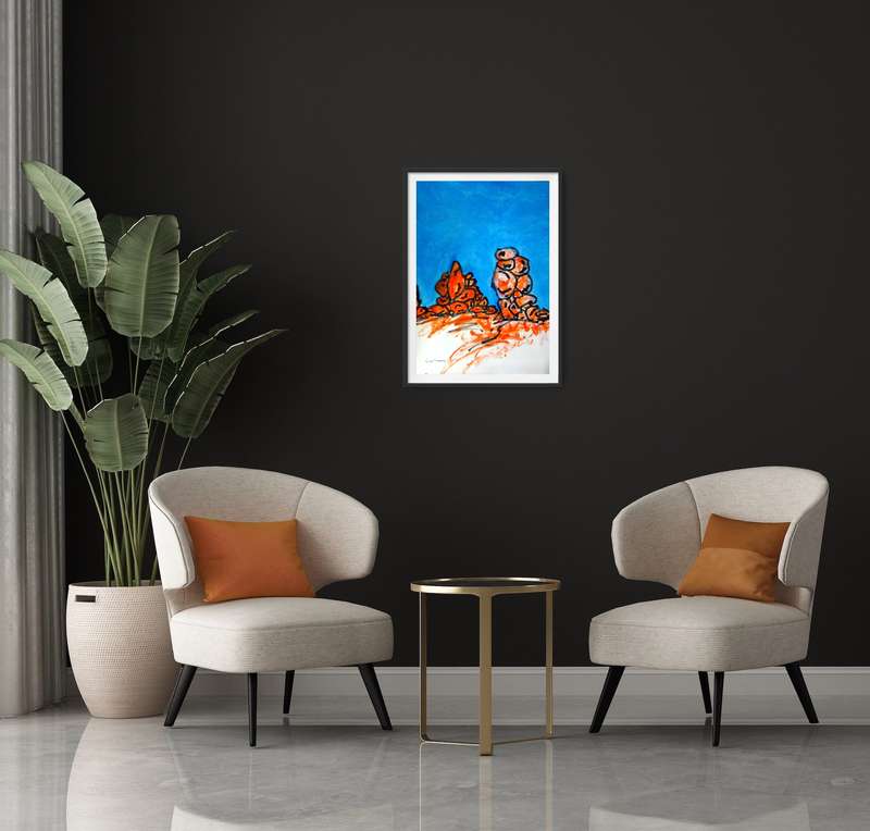 Hilton Edwards Abstract Art Painting