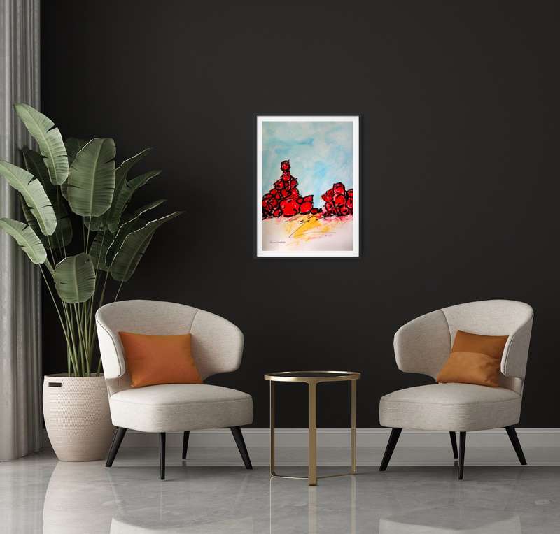 Hilton Edwards Abstract Art Painting