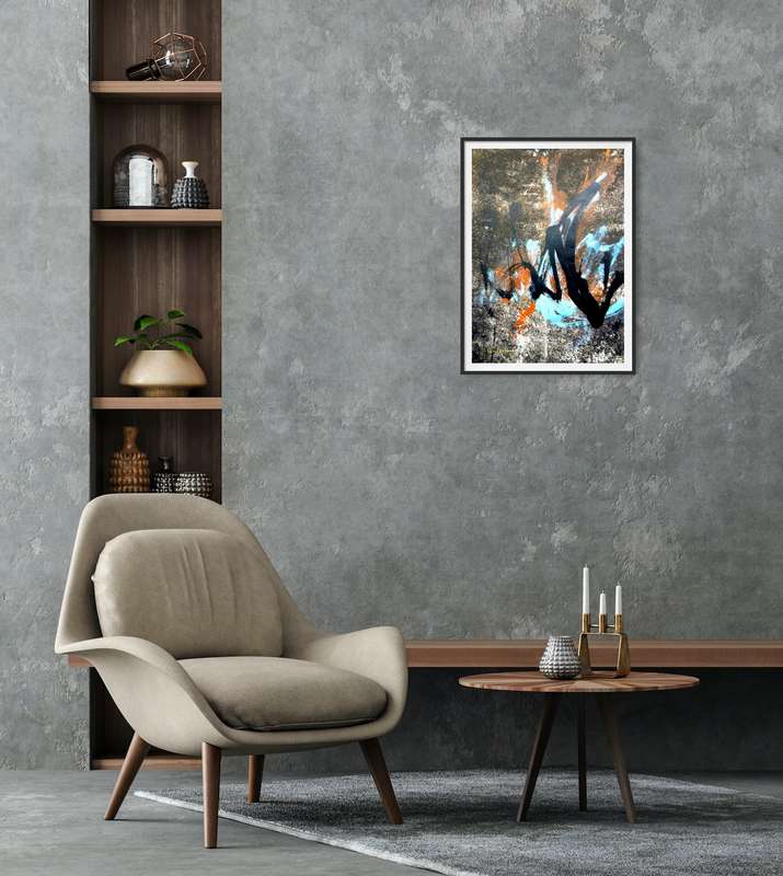 Hilton Edwards Abstract Art Painting