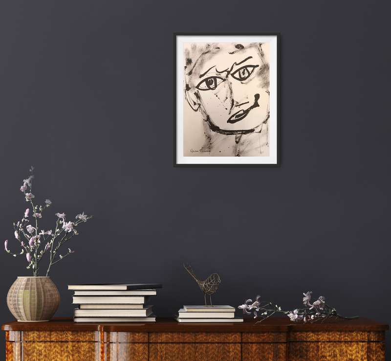 Hilton Edwards Abstract Art Painting - Portrait Series