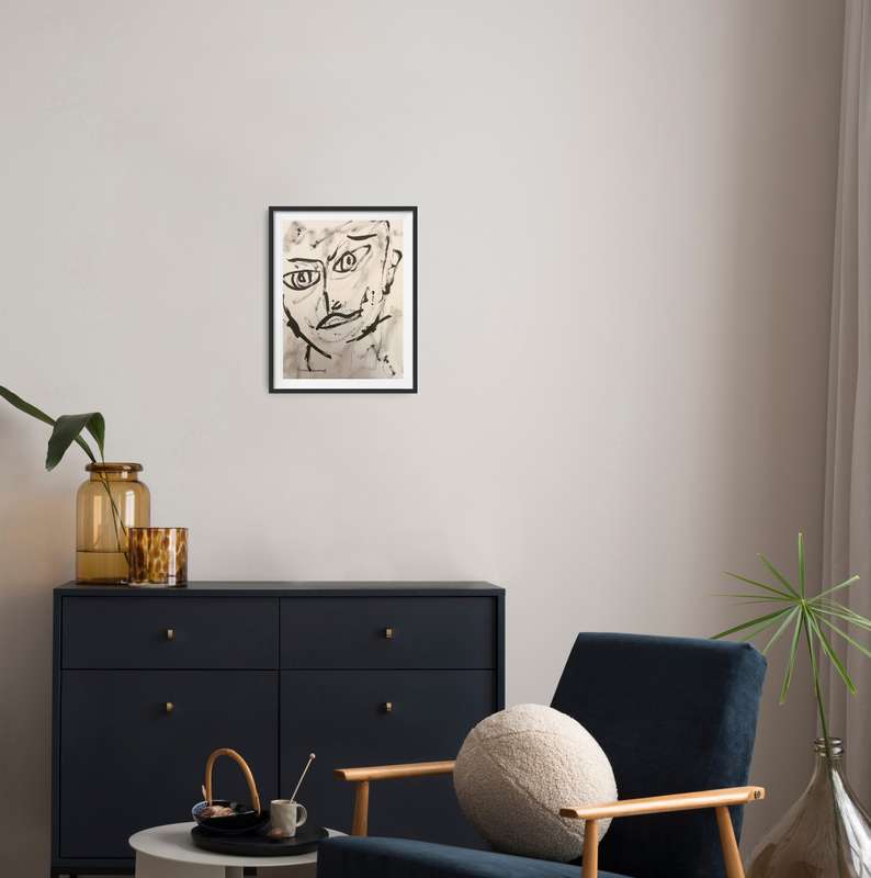 Hilton Edwards Abstract Art Painting - Portrait Series