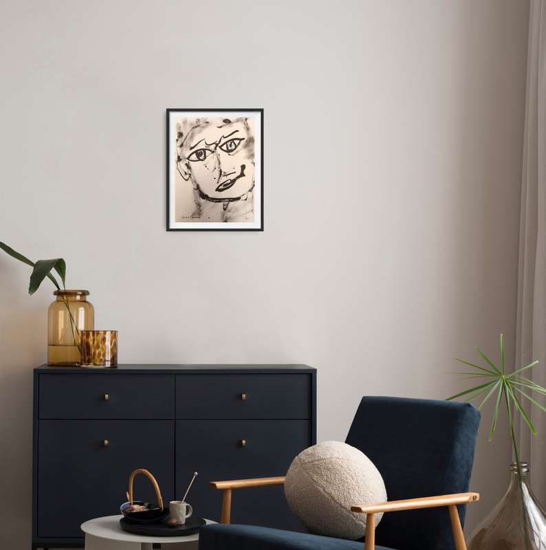 Hilton Edwards Abstract Art Painting - Portrait Series