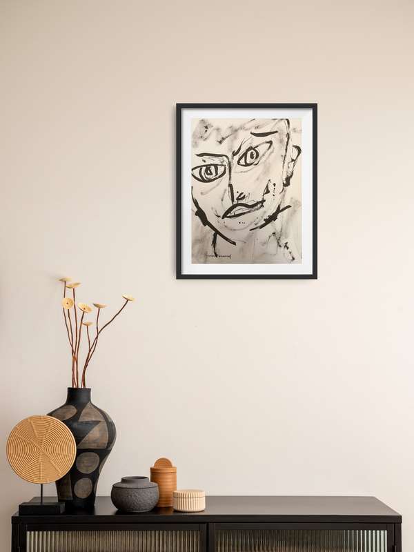 Hilton Edwards Abstract Art Painting - Portrait Series