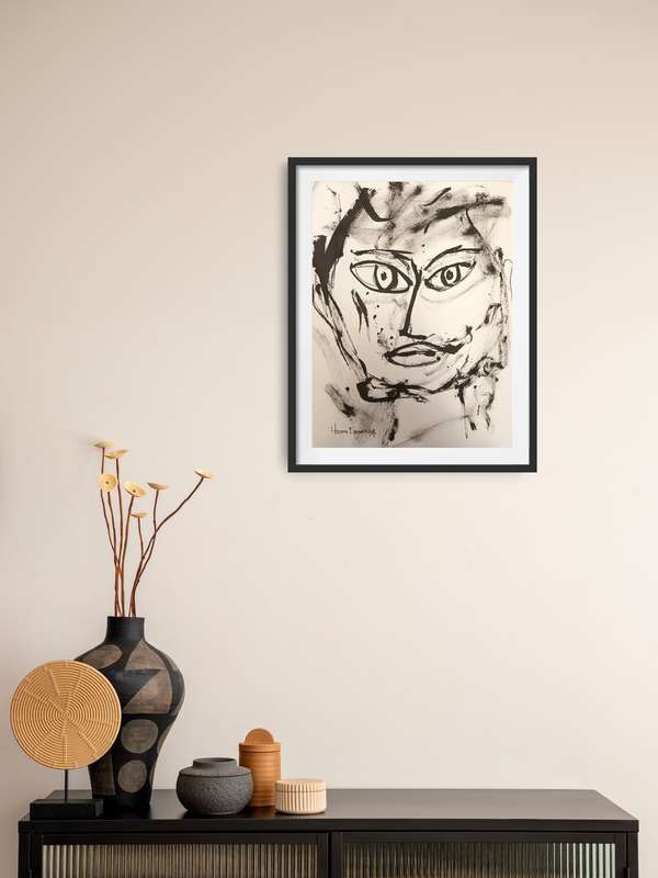 Hilton Edwards Abstract Art Painting - Portrait Series