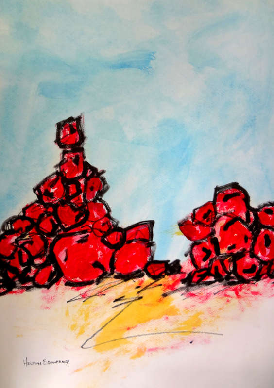 Hilton Edwards Abstract Art Painting