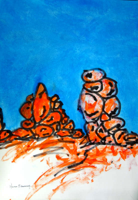 Hilton Edwards Abstract Art Painting