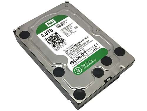 Western Digital Green HDD 4TB WD40EZRX IntelliPower 64MB Cache SATA III 6.0Gb/s(Renewed)
