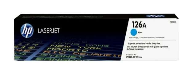 HP 126A Cyan Ink Toner Original ForLaserJet Pro Color 100 M175a Printer