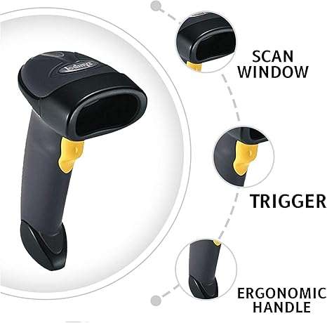 Symbol LS2208  Laser Barcode Scanners (USB or Network CAT5 COMPATIBLE)