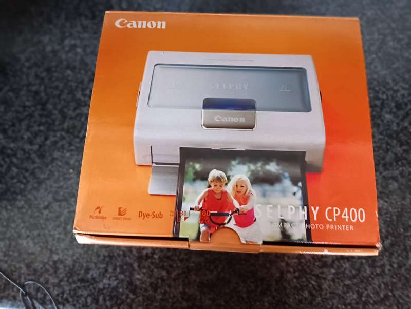CANON SELPHY CP400 PHOTO PRINTER - (PRE-OWNED & UNUSED)