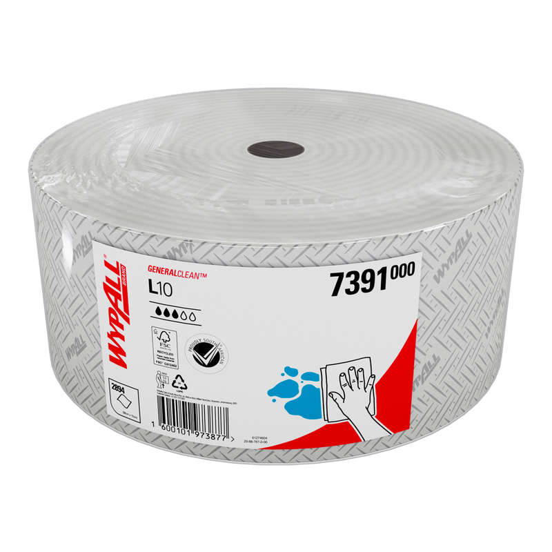 KCP 7202 Wypall L10 Extra & Large Roll White (pack of 1000)