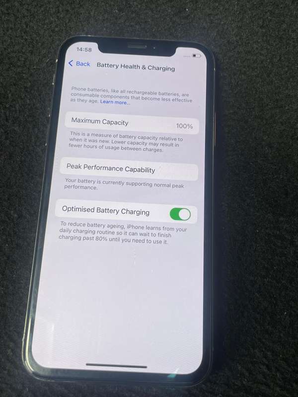 Apple iPhone X 256GB Refurbed