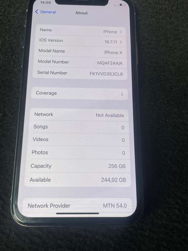 Apple iPhone X 256GB Refurbed