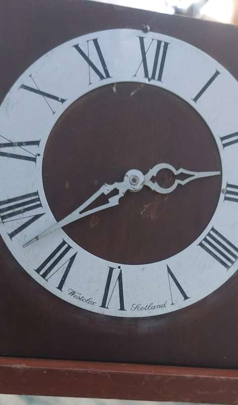 vintage westclox Scotland key up clock works 200%