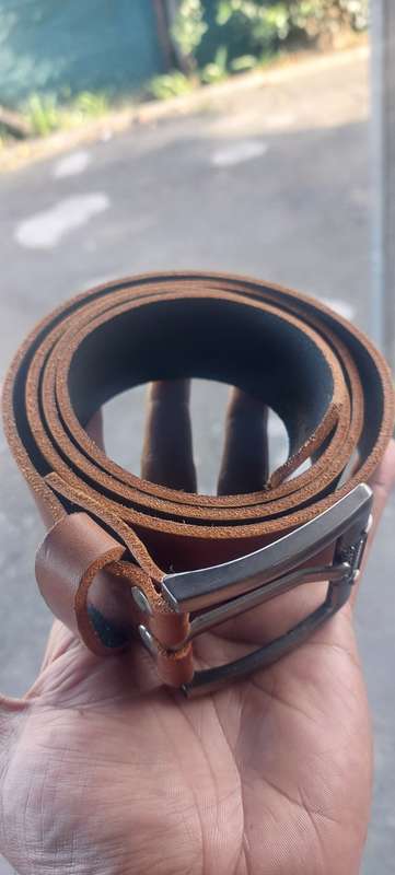 Brown Genuine Leather Belt
