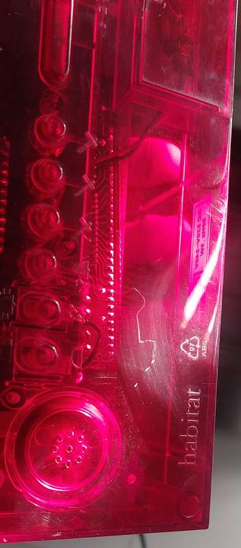 Rare Large HABITAT  Collectable Jonas Damon Digital Clock