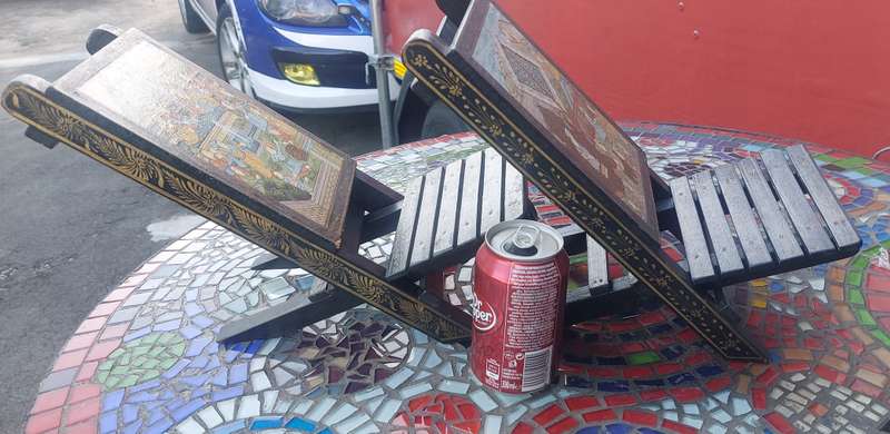HAND PAINTED CHAIR