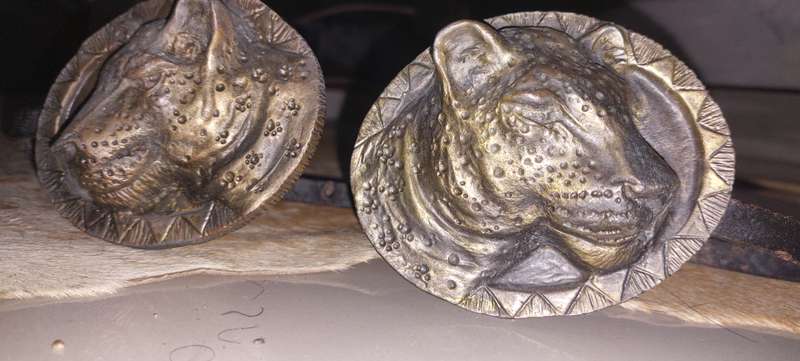 HEAVY BRASS/BRONZE CURTAIN TIE BACK