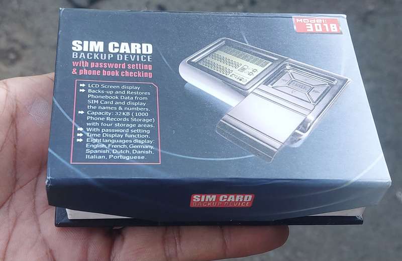 SIM CARD BACK UP DEVICE NEW TESTED BATTERY REQUIRED
