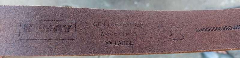 200% GENUINE HAND MADE LEATHER BELTS READ DISCRIPTION