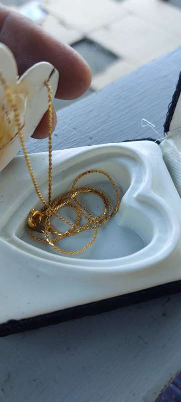 VINTAGE LADIES CHAIN AND PENDANT