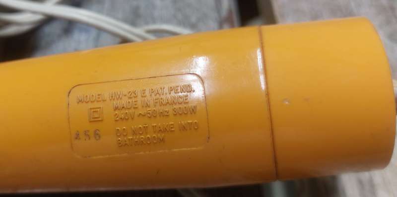 RARE VINTAGE REMINGTON HAIR DRYER WORKING