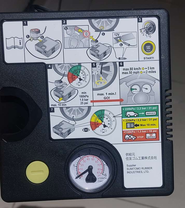 LAST 0NE 6 BAR TYRE AIR COMPRESSOR FOR CARS AND SUV