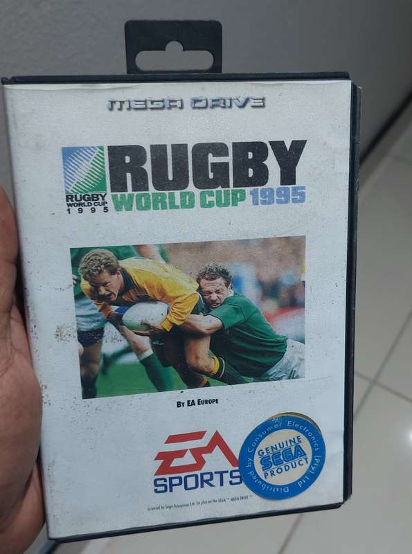 RARE SEGA MEGA DRIVE RUGBY 1995 GAME