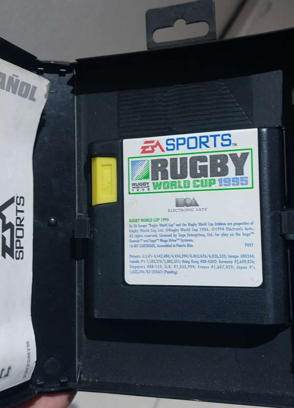 RARE SEGA MEGA DRIVE RUGBY 1995 GAME