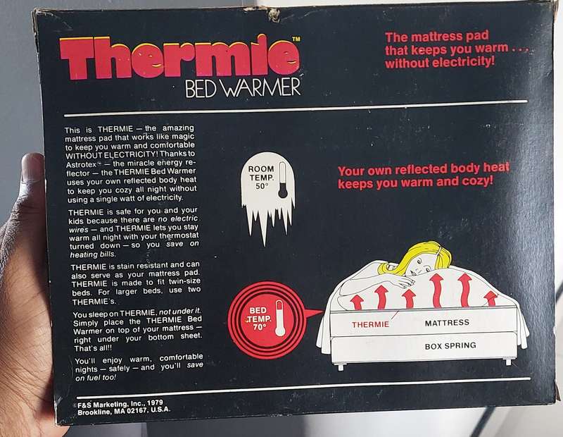 themie bed warmer under sheet