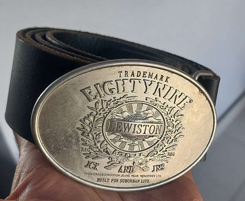 LAST ONE GENUINE LEATHER  HAND MADE COWBOY BELT SIZE SMALL TO XXL