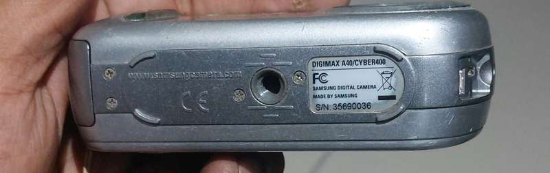 samsung digimax a40 camera works perfectly