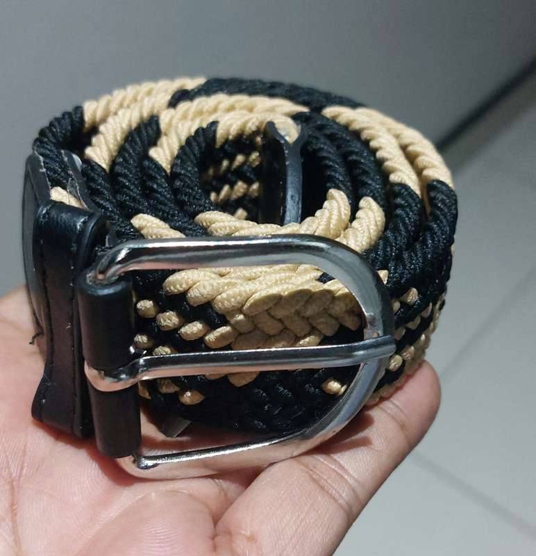 Braided stretch belt - fits small to XXL