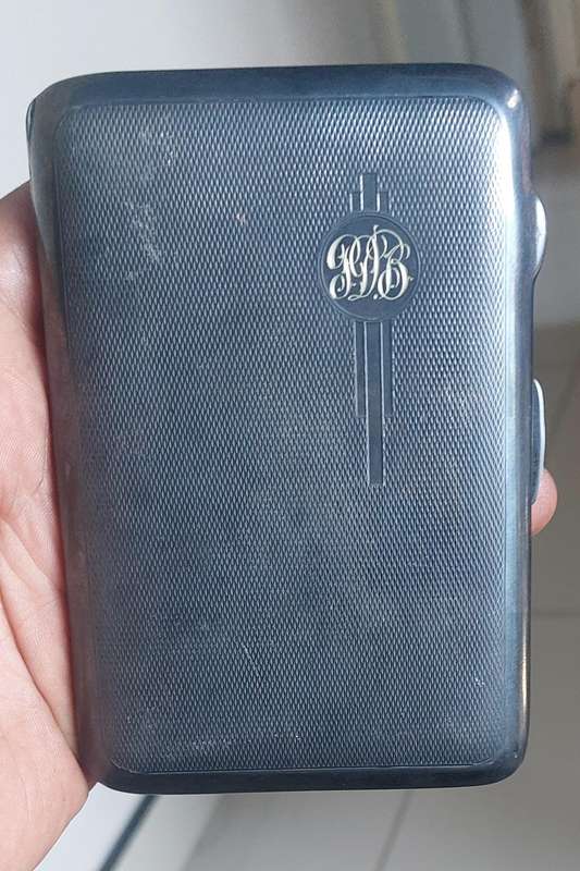 vintage made in England cigrette case